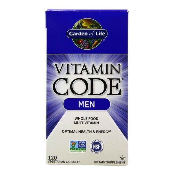 Garden of Life Vitamin Code Men - 120 Vcaps - Lilly's Pharmacy