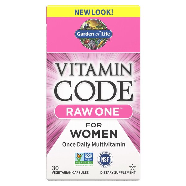 Garden of Life Vitamin Code RAW ONE for Women - 30 Vcaps - Lilly's Pharmacy