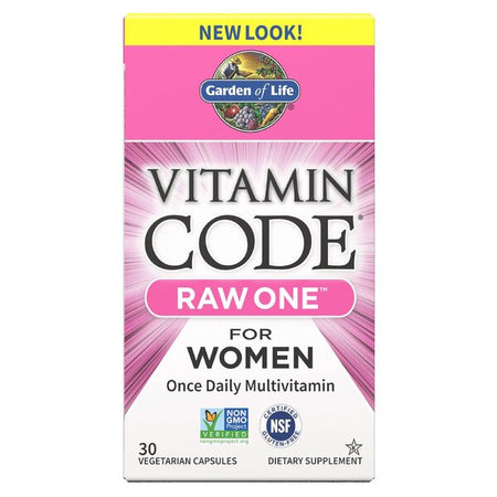 Garden of Life Vitamin Code RAW ONE for Women - 30 Vcaps - Lilly's Pharmacy