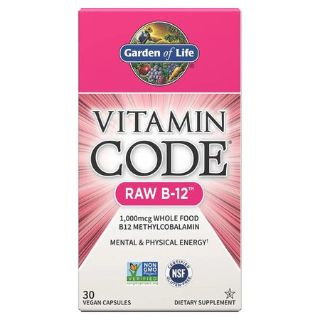 Garden of Life Vitamin Code Raw B-12 - 30 vegan Caps - Lilly's Pharmacy