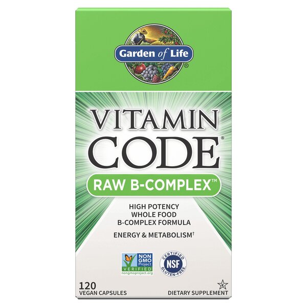 Garden of Life Vitamin Code Raw B-Complex - 120 vegan Caps - Lilly's Pharmacy