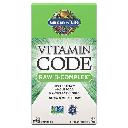 Garden of Life Vitamin Code Raw B-Complex - 120 vegan Caps - Lilly's Pharmacy
