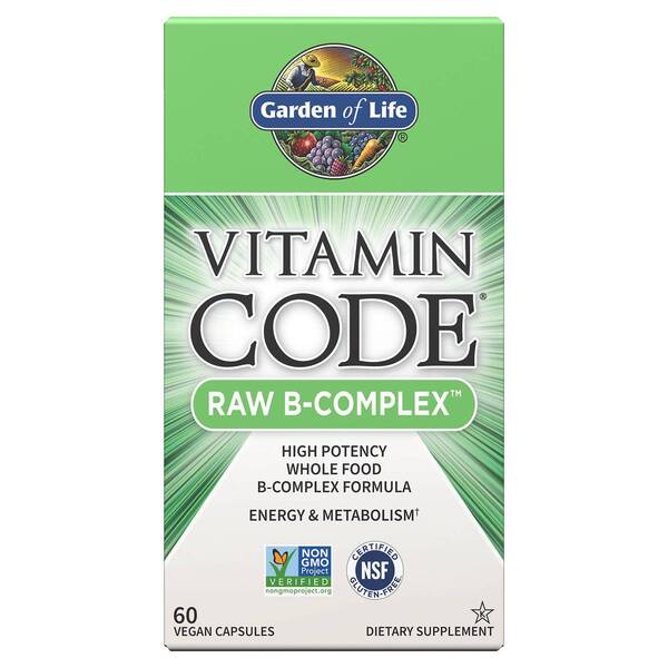 Garden of Life Vitamin Code Raw B-Complex - 60 vegan Caps - Lilly's Pharmacy