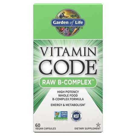 Garden of Life Vitamin Code Raw B-Complex - 60 vegan Caps - Lilly's Pharmacy
