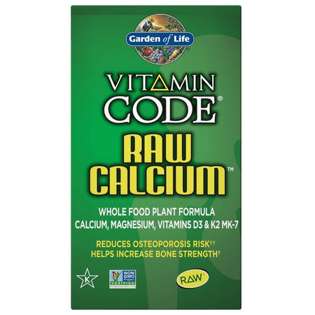 Garden of Life Vitamin Code Raw Calcium - 60 Vcaps - Lilly's Pharmacy