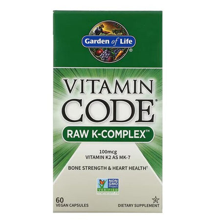 Garden of Life Vitamin Code Raw K-Complex - 60 vegan Caps - Lilly's Pharmacy