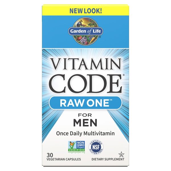 Garden of Life Vitamin Code Raw One for Men - 30 Vcaps - Lilly's Pharmacy