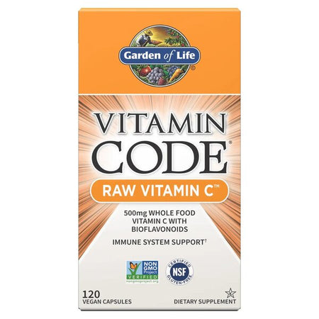Garden of Life Vitamin Code Raw Vitamin C - 120 vegan Caps - Lilly's Pharmacy