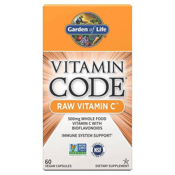 Garden of Life Vitamin Code Raw Vitamin C - 60 vegan Caps - Lilly's Pharmacy