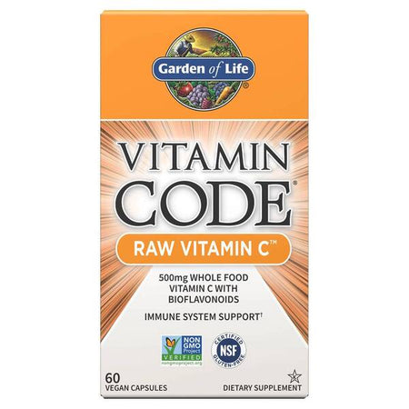 Garden of Life Vitamin Code Raw Vitamin C - 60 vegan Caps - Lilly's Pharmacy