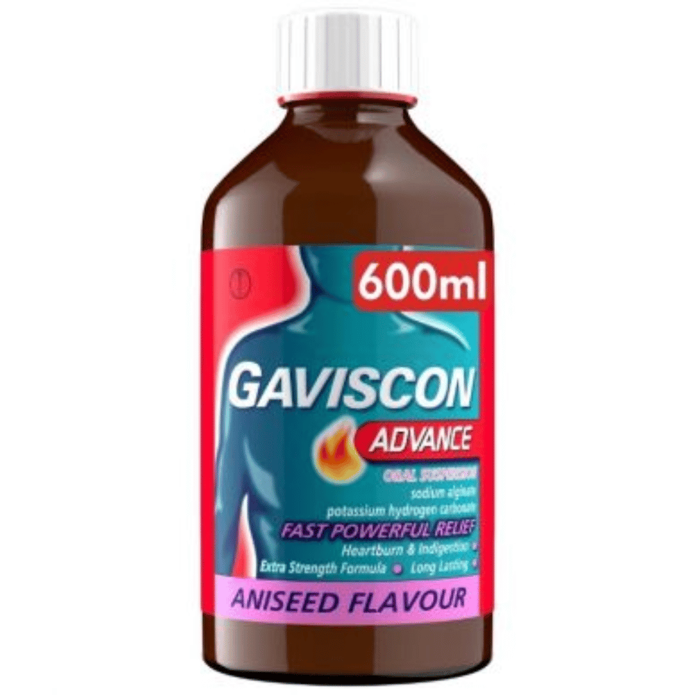 Gaviscon Advance Aniseed Liquid 600ml- Lillys Pharmacy and Health Store
