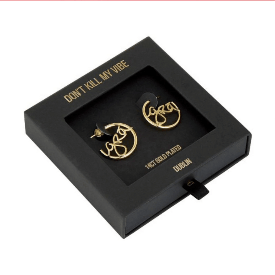 Grá Beag Hoop Earrings Gold- Lillys Pharmacy and Health Store