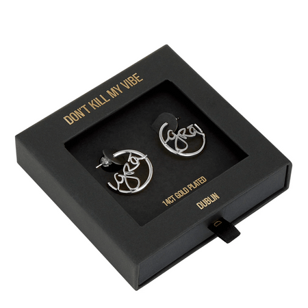 Grá Beag Hoop Earrings Silver- Lillys Pharmacy and Health Store