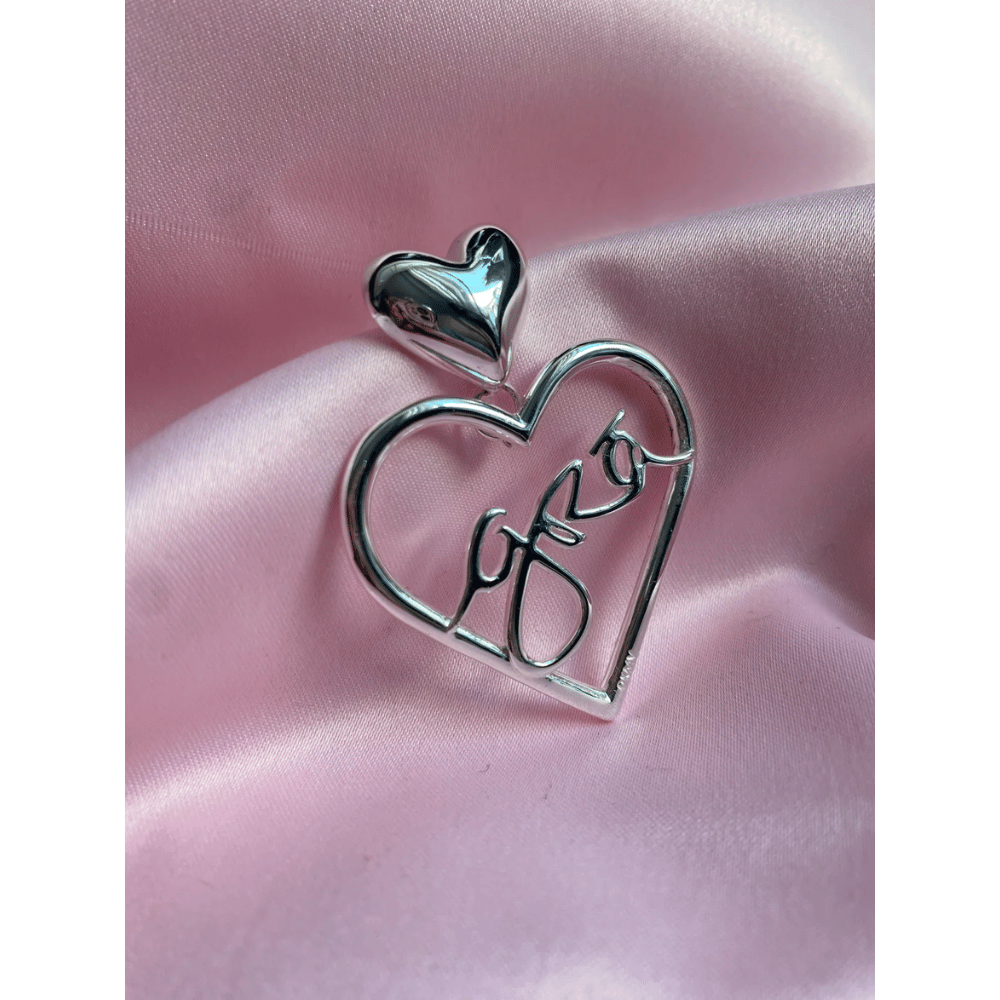 Grá Croí Heart Earrings SILVER- Lillys Pharmacy and Health Store