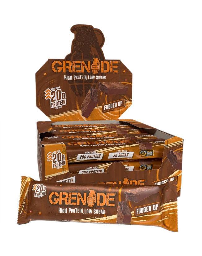 Grenade Protein Bars, Fudged Up 12 x 60g- Lillys Pharmacy and Health Store
