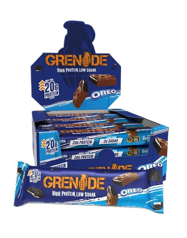 Grenade Protein Bars, OREO (EAN 5060811383247) 12 x 60g- Lillys Pharmacy and Health Store