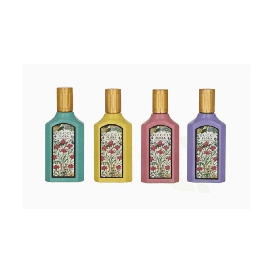Gucci Flora 4pc Miniature Gift Set5ml Gorgeous Magnolia Edp, 5ml Gorgeous Orchid Edp, 5ml Gorgeous Jasmine Edp, 5ml Gorgeous Gardenia Edp- Lillys Pharmacy and Health Store
