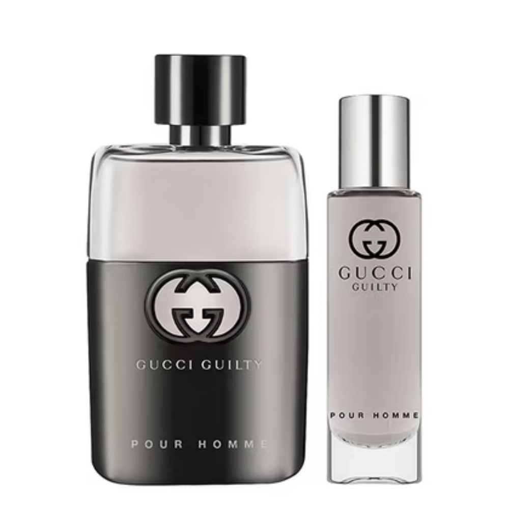 Gucci Guilty Men's's 50ml 2 Piece Gift Set - 50ml Eau de Parfum Spray, 15ml Travel Spray- Lillys Pharmacy and Health Store