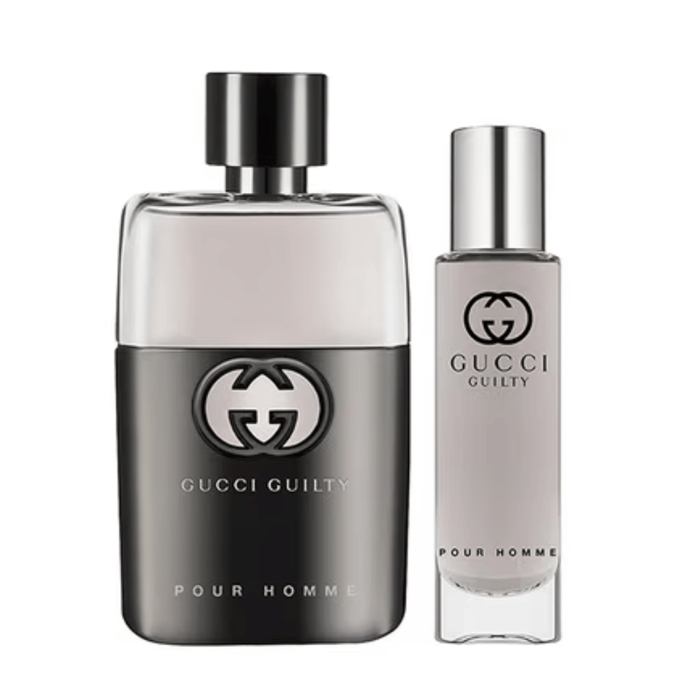 Gucci Guilty Men's's 50ml 2 Piece Gift Set - 50ml Eau de Parfum Spray, 15ml Travel Spray- Lillys Pharmacy and Health Store