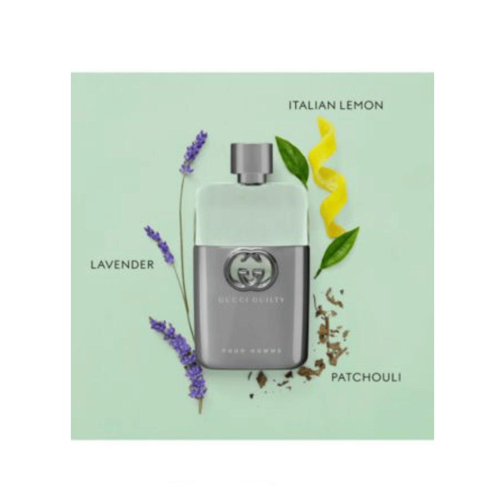 Gucci Guilty Men's's 50ml 2 Piece Gift Set - 50ml Eau de Parfum Spray, 15ml Travel Spray- Lillys Pharmacy and Health Store