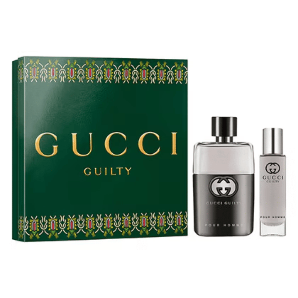 Gucci Guilty Men's's 50ml 2 Piece Gift Set - 50ml Eau de Parfum Spray, 15ml Travel Spray- Lillys Pharmacy and Health Store