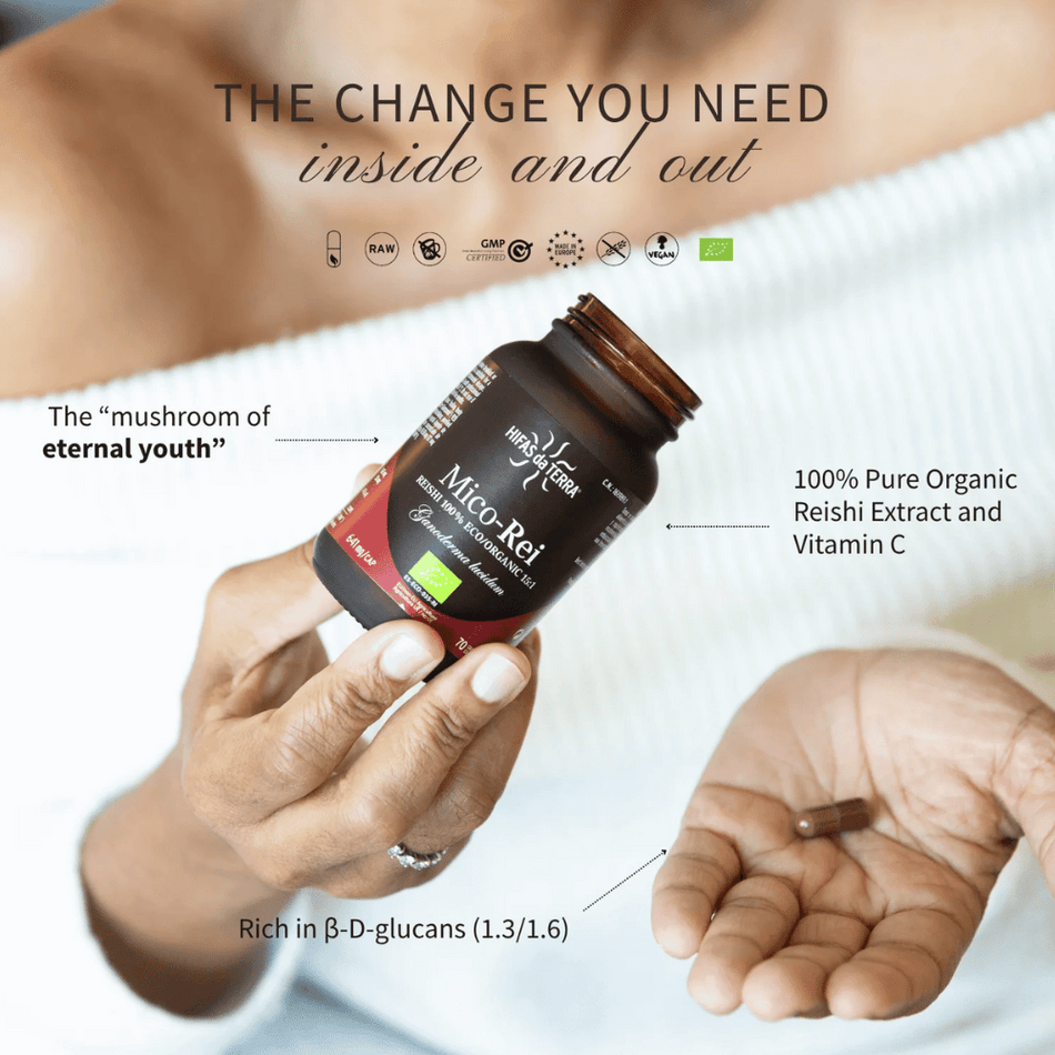 HT Mico-Rei Pure Organic Extract of Reishi 70's- Lillys Pharmacy and Health Store