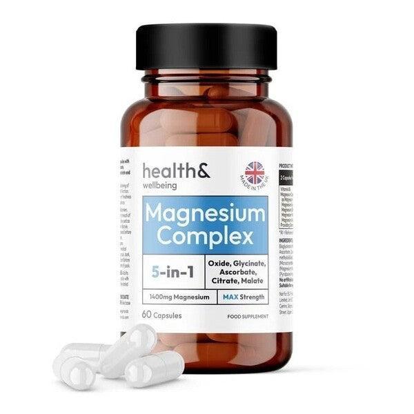 Health&Wellbeing Magnesium Complex 5 - in - 1 - 60 caps - Lilly’s Pharmacy & Health Store