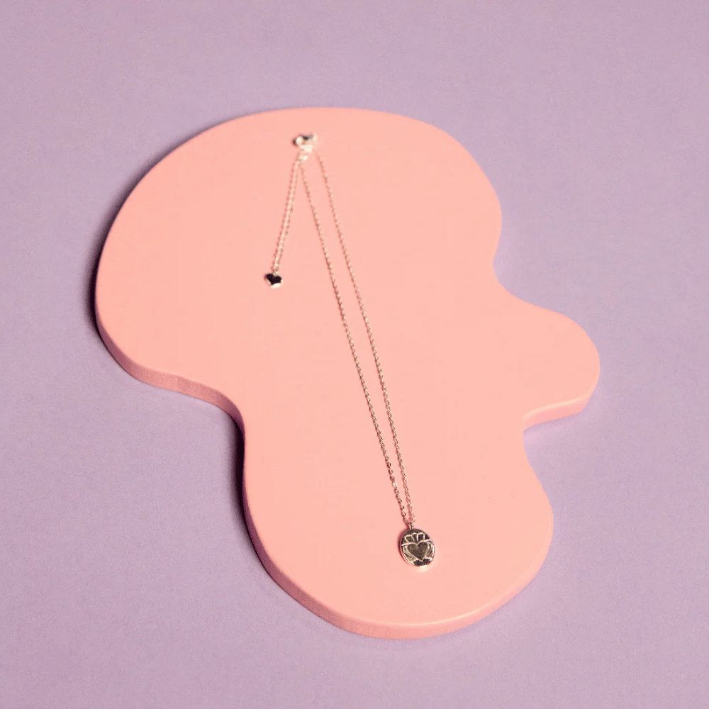 Heart Strong Claddagh Necklace Gold- Lillys Pharmacy and Health Store