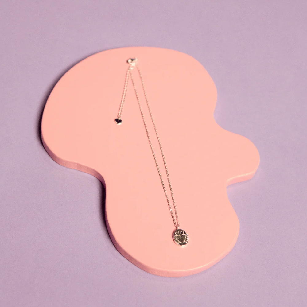 Heart Strong Coin Necklace Gold- Lillys Pharmacy and Health Store