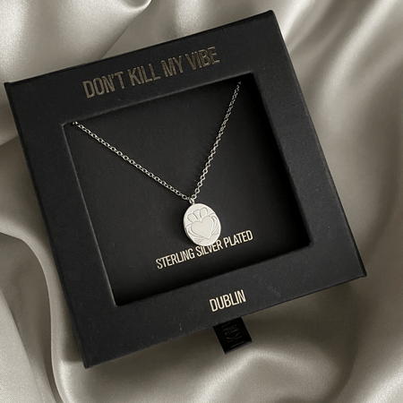 Heart Strong Coin Necklace Silver- Lillys Pharmacy and Health Store