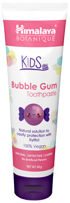 Himalaya Kids Toothpaste, Bubble Gum 80g- Lillys Pharmacy and Health Store