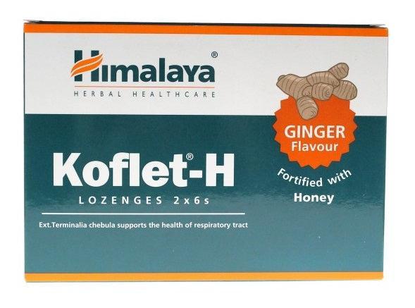 Himalaya KofletH, Ginger 12 lozenges- Lillys Pharmacy and Health Store