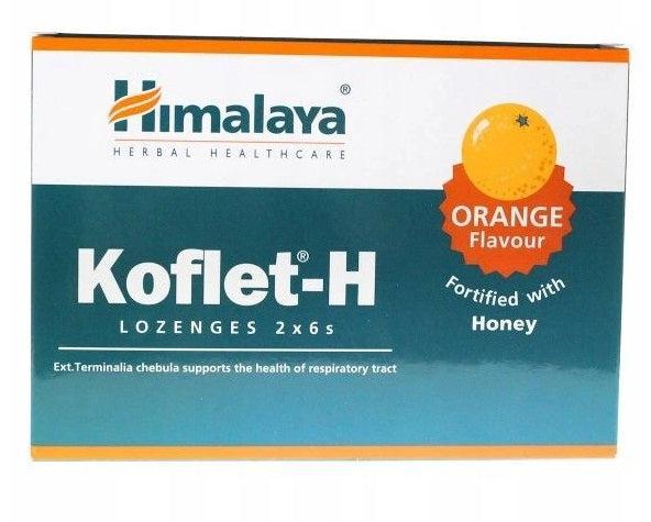 Himalaya KofletH, Orange 12 lozenges- Lillys Pharmacy and Health Store