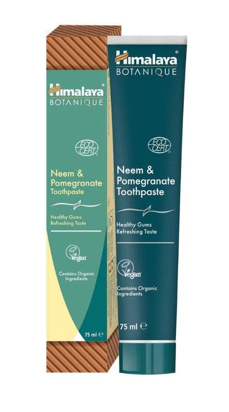Himalaya Neem & Pomegranate Toothpaste 75 ml- Lillys Pharmacy and Health Store