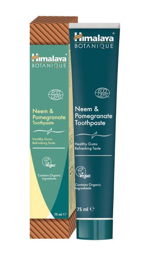 Himalaya Neem & Pomegranate Toothpaste 75 ml- Lillys Pharmacy and Health Store