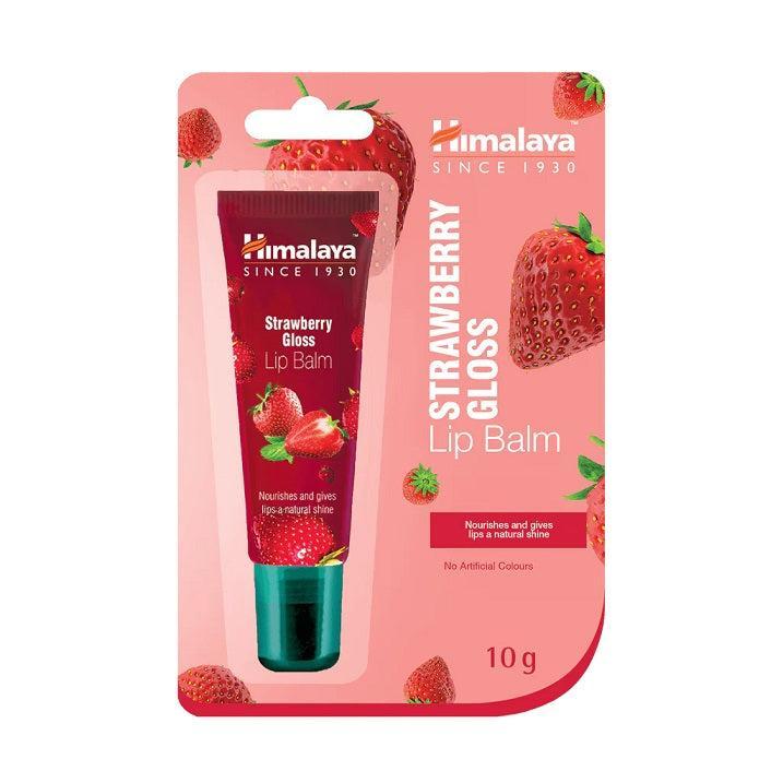 Himalaya Strawberry Gloss Lip Balm 10g- Lillys Pharmacy and Health Store