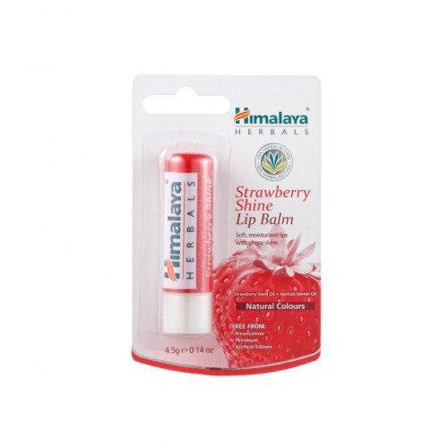 Himalaya Strawberry Shine Lip Balm 4.5g- Lillys Pharmacy and Health Store