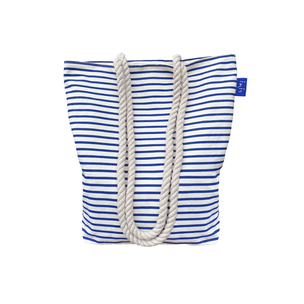Inis Blue Striped Beach Bag- Lillys Pharmacy and Health Store