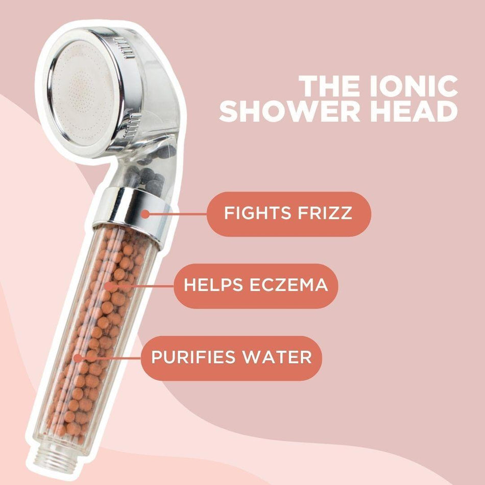 Ionic Shower Head (Protects Hair colour from Minerals, Hard Water & Chlorine)- Lillys Pharmacy and Health Store