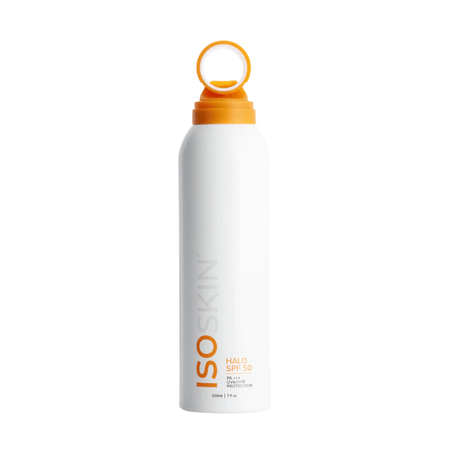 Isoclean Isoskin Halo Spf50 UVA/UVB Protection Non-Stick Instant Drying Water Resistant Spray 200ml- Lillys Pharmacy and Health Store
