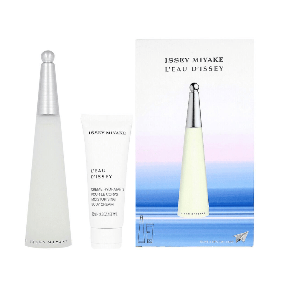 Issey Miyake L'Eau D'Issey 100ml 2 Piece Gift Set - 100ml Eau de Toilette Spray, 75ml Body Lotion- Lillys Pharmacy and Health Store