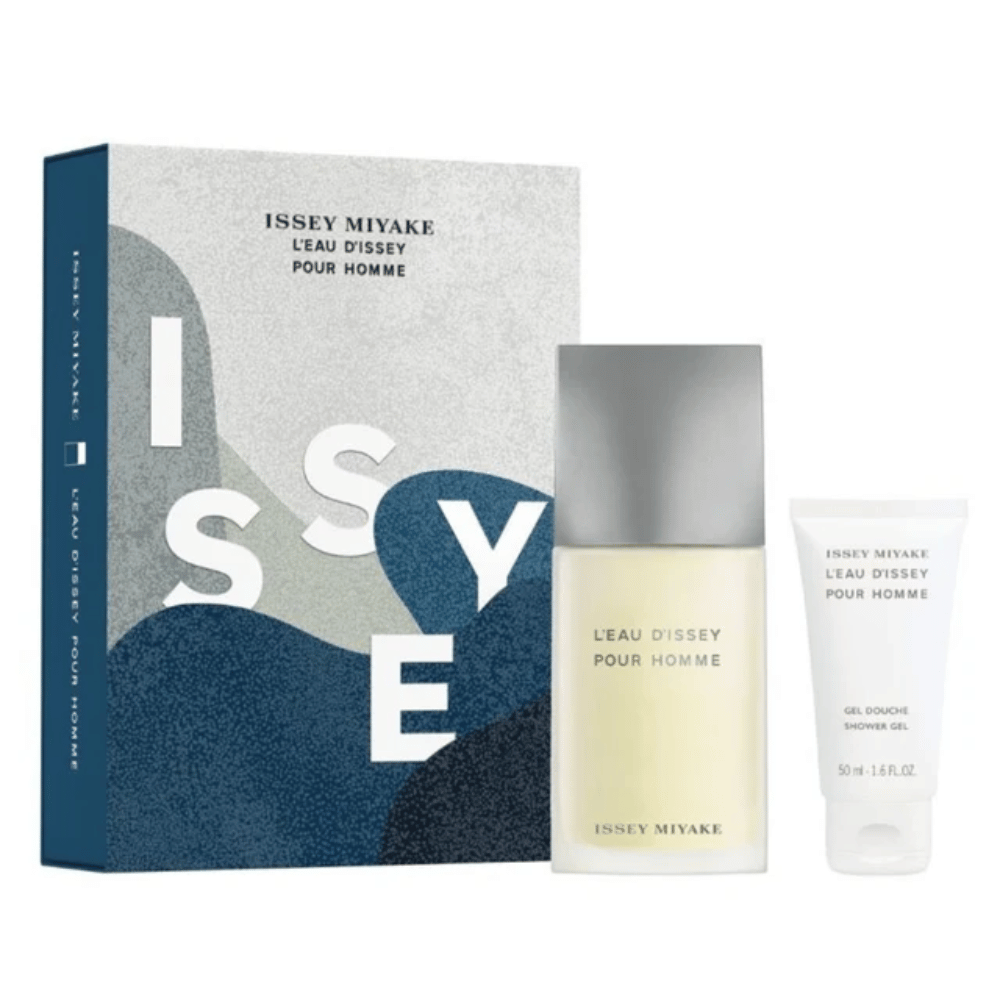 Issey Miyake L'Eau D'Issey Pour Homme 75ml 2 Piece Gift Set - 75ml Eau de Toilette Spray, 50ml Shower Gel- Lillys Pharmacy and Health Store