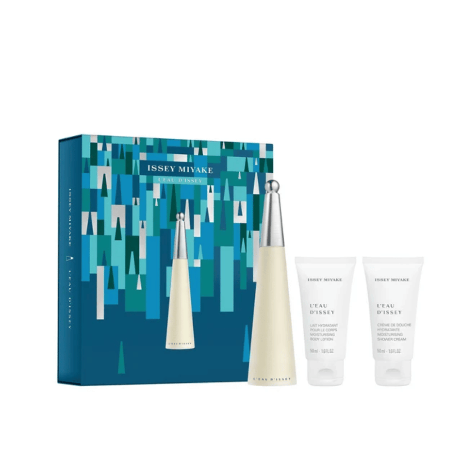 Issey Miyake L'Eau D'Issey Women's 50ml 3 Piece Gift Set - 50ml Eau de Toilette Spray, 50ml Body Lotion, 50ml Shower Cream- Lillys Pharmacy and Health Store