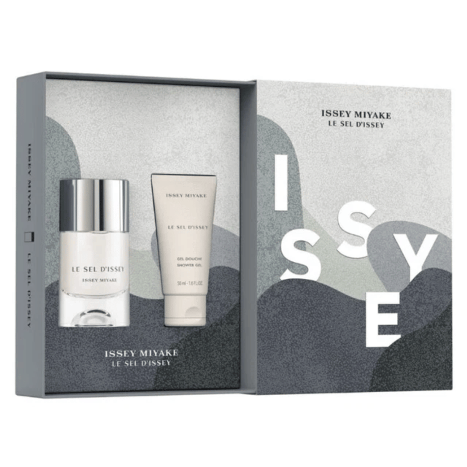 Issey Miyake Le Sel D'Issey 50ml 2 Piece Gift Set - 50ml Eau de Toilette Spray, 50ml Shower Gel- Lillys Pharmacy and Health Store