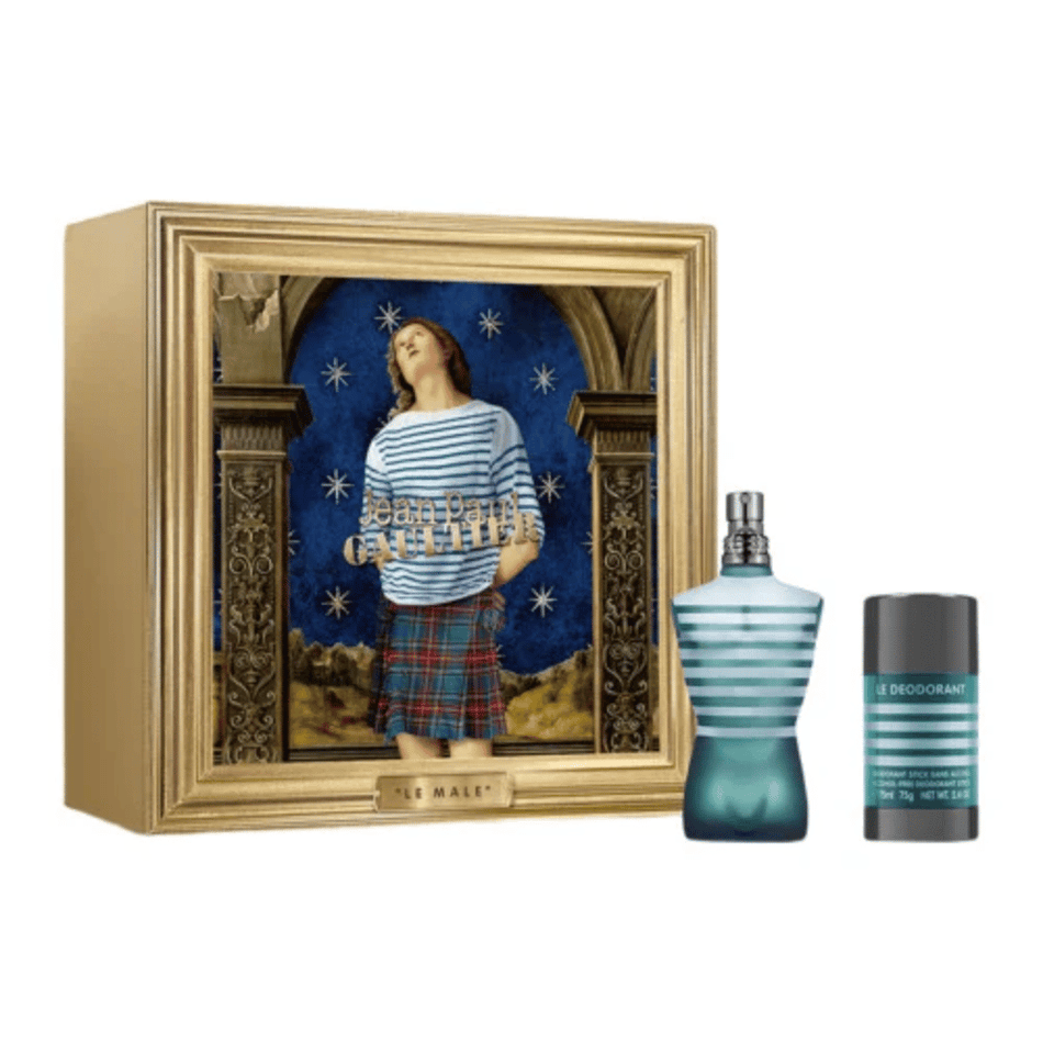 JPG Le Male 75ml 2pc Gift Set75ml Edt Spr, 75ml Deodorant Stick- Lillys Pharmacy and Health Store