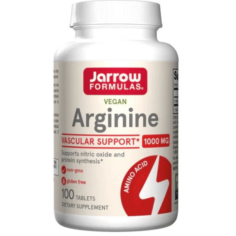 Jarrow Formulas Arginine, 1000mg - 100 tabs- Lillys Pharmacy and Health Store