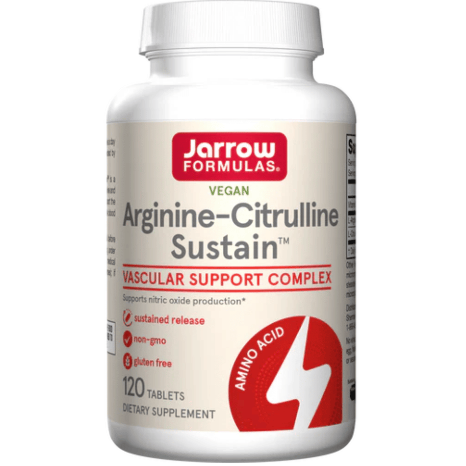 Jarrow Formulas Arginine-Citrulline Sustain - 120 tabs- Lillys Pharmacy and Health Store