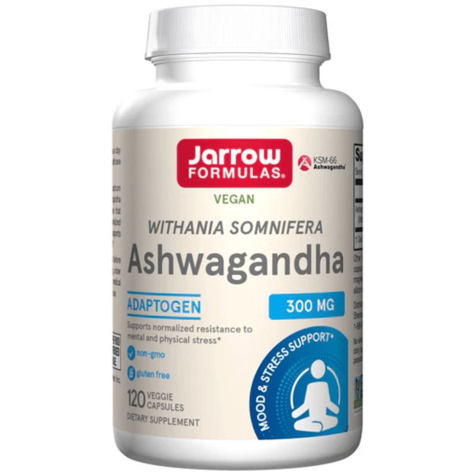 Jarrow Formulas Ashwagandha, 300mg - 120 vcaps- Lillys Pharmacy and Health Store