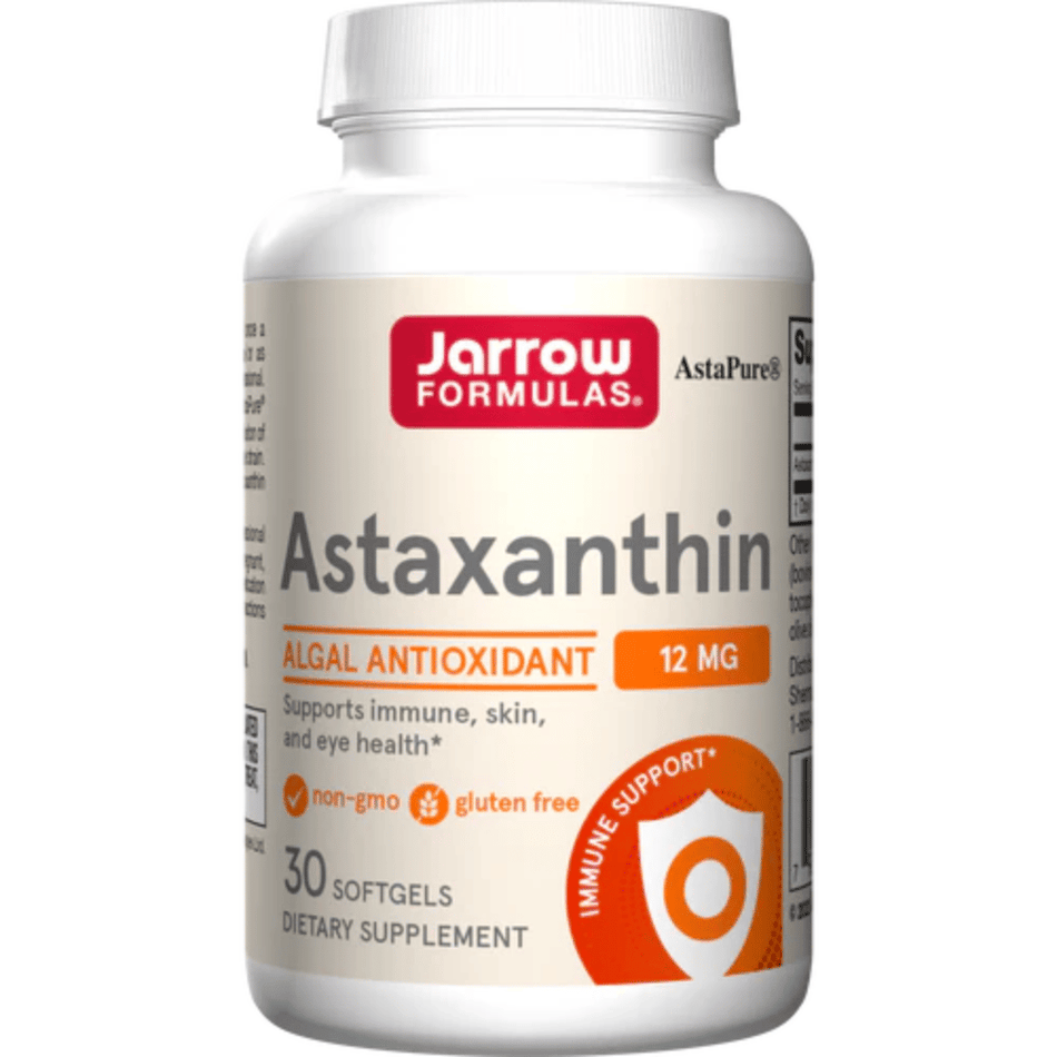 Jarrow Formulas Astaxanthin, 12mg - 30 softgels- Lillys Pharmacy and Health Store