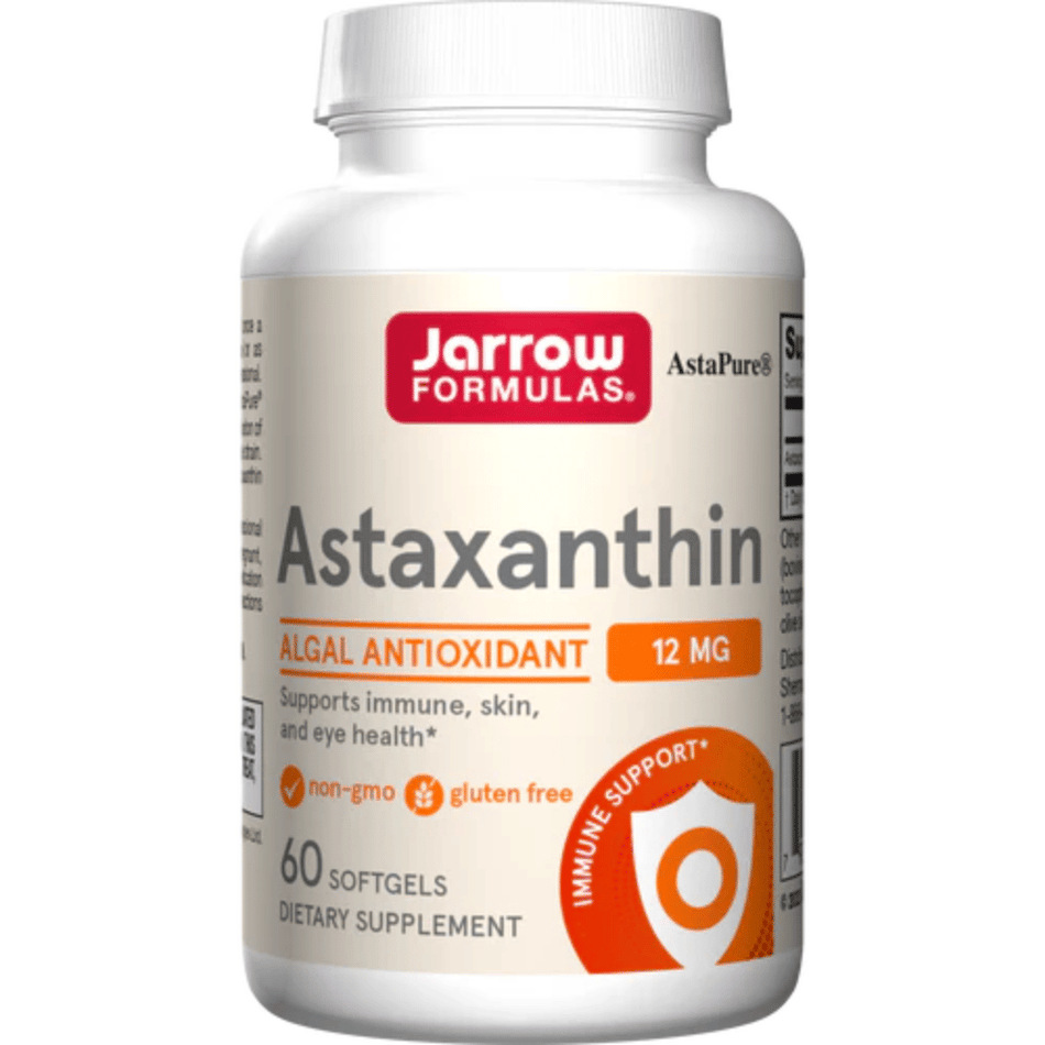 Jarrow Formulas Astaxanthin, 12mg - 60 softgels- Lillys Pharmacy and Health Store